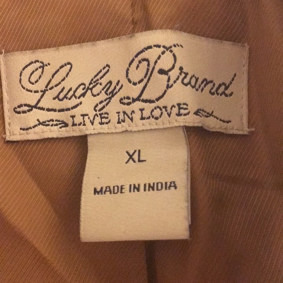 🍀Tan Leather Jacket🍀 - Picture 4 of 6